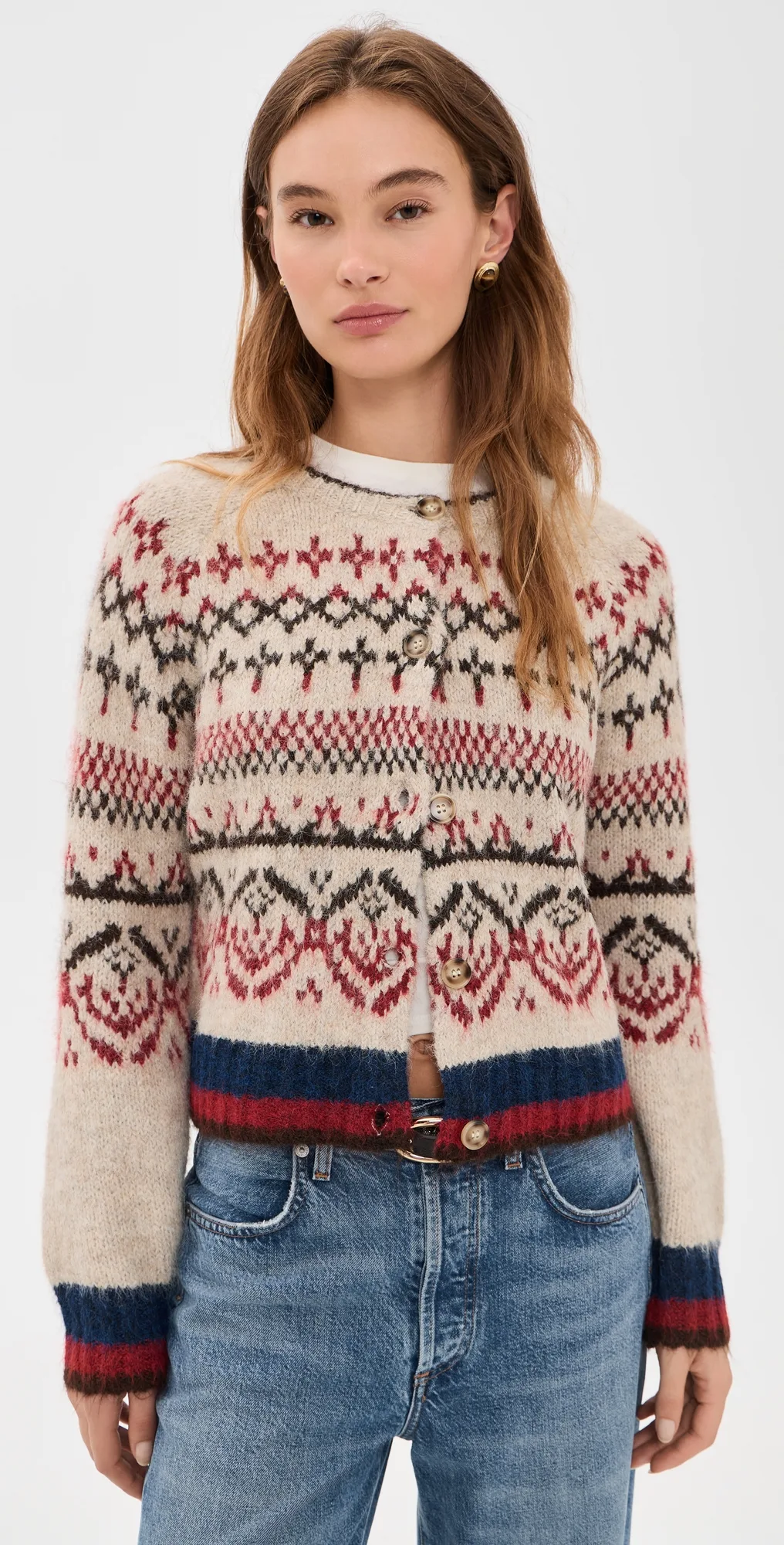 Ax Fair Isle Sweater by Line & Dot
