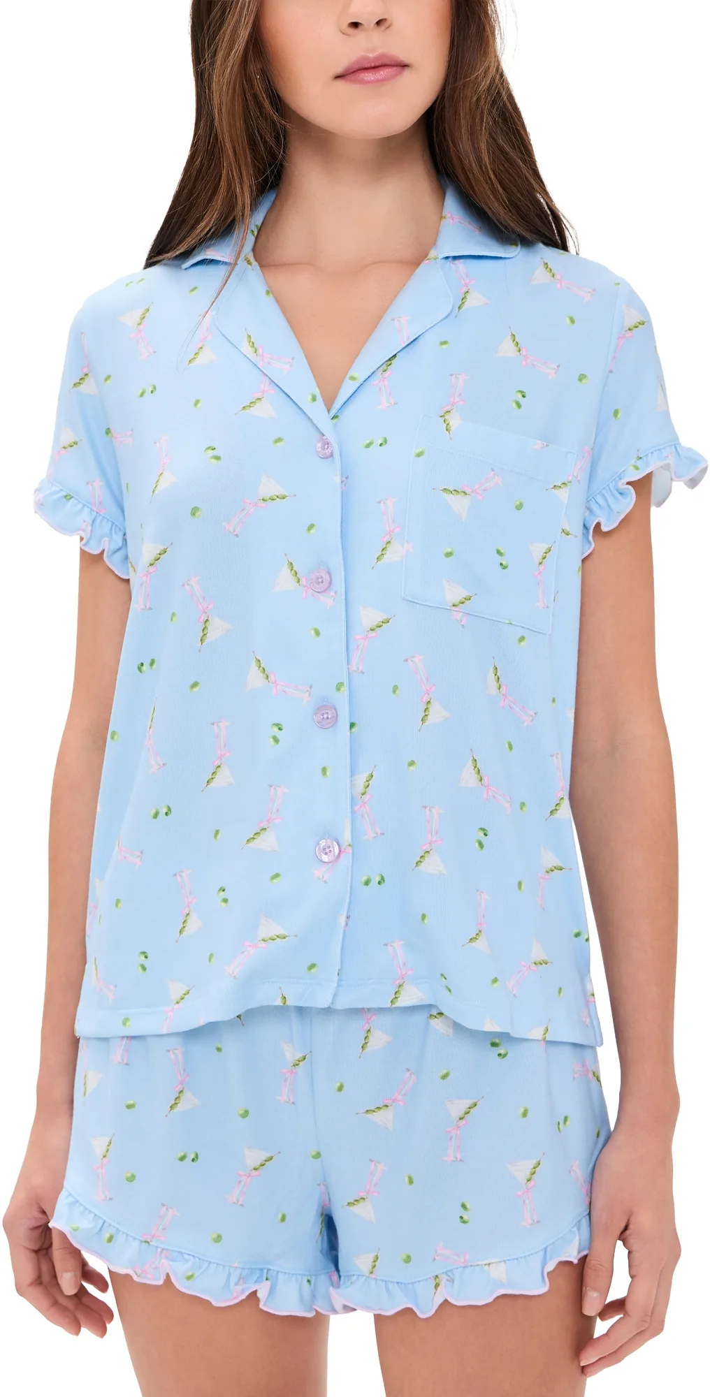 Olive You Short Sleeve Pajama Set by PJ Salvage