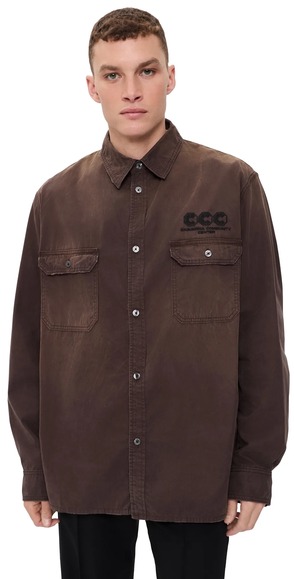 Oversized Workwear Corcoran Overshirt by Willy Chavarria