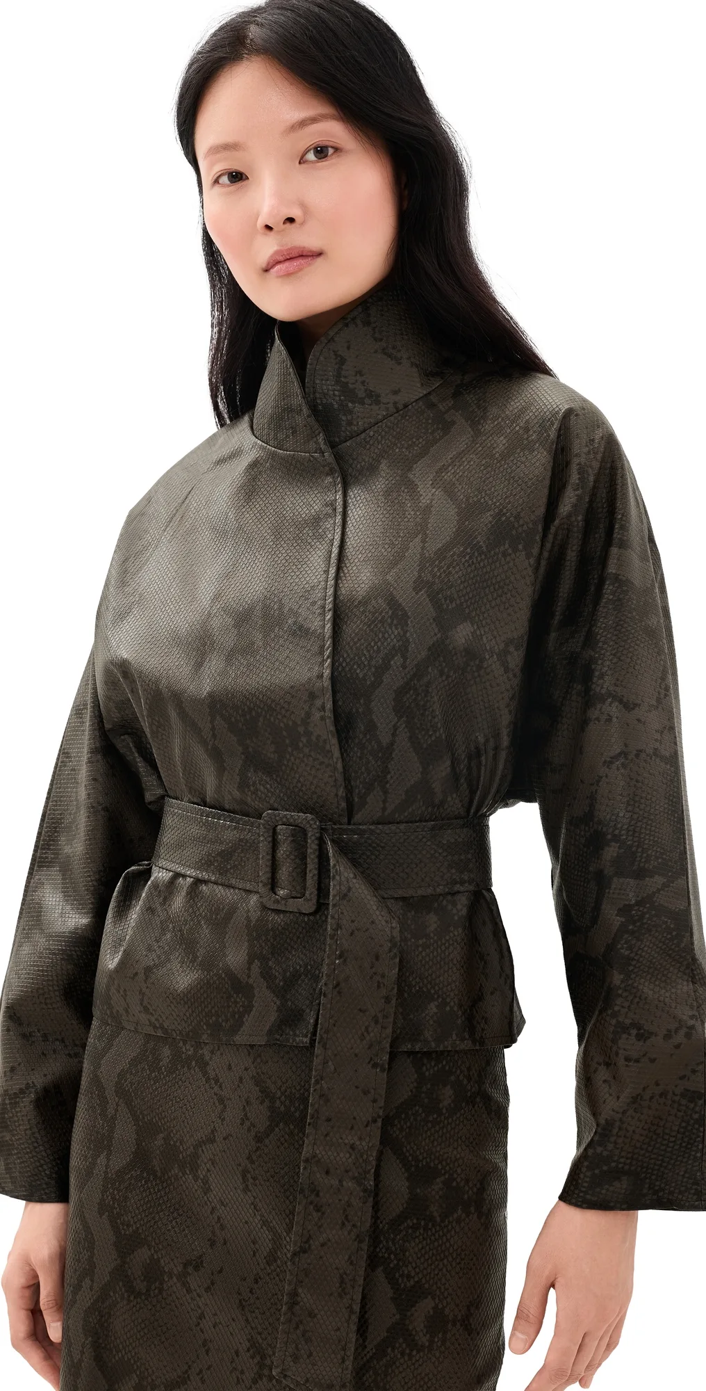 Bex Faux Leather Jacket by Line & Dot