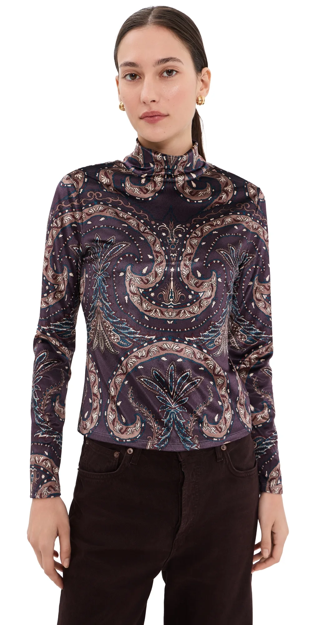 Nate Velvet Top by Veronica Beard