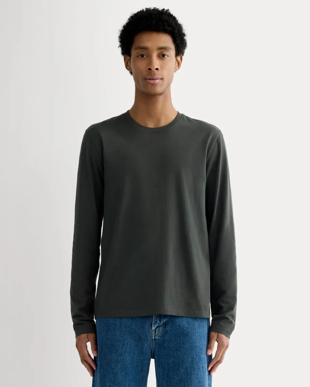 Essential Organic Long-Sleeve Tshirt, Cotton