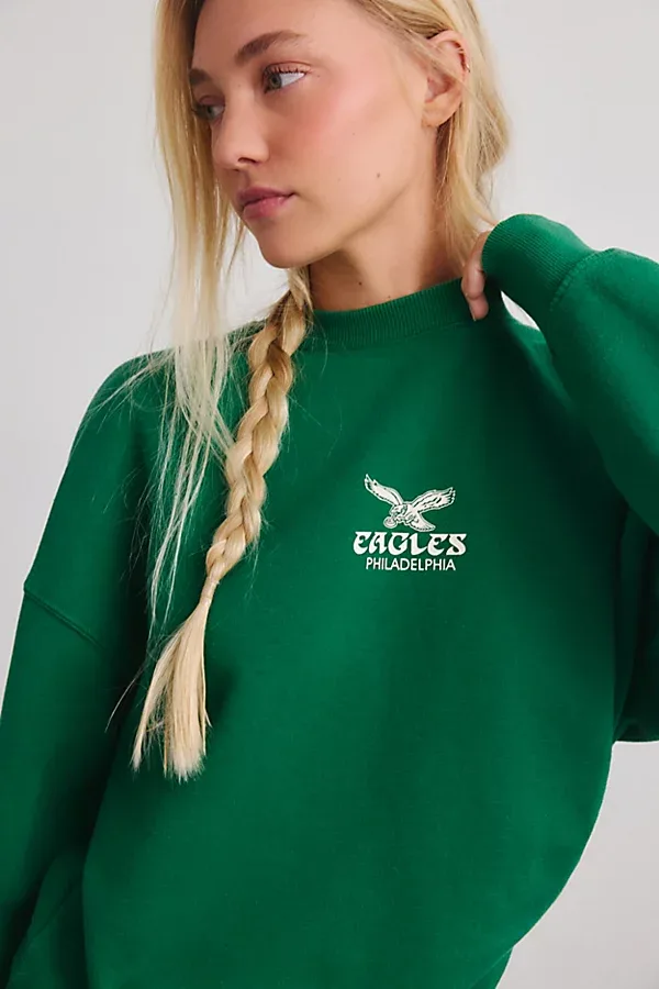 Core Essentials Crew Neck Pullover Top by Mitchell & Ness