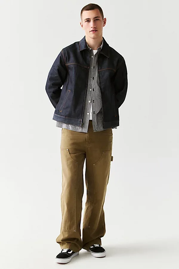 BDG Vintage Wash Double Knee Canvas Work Pants by BDG