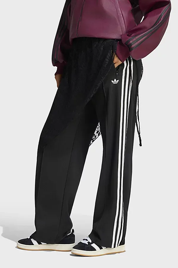 Adidas Originals 2-In-1 Firebird Loose Track Pants + Lace Skirt by adidas