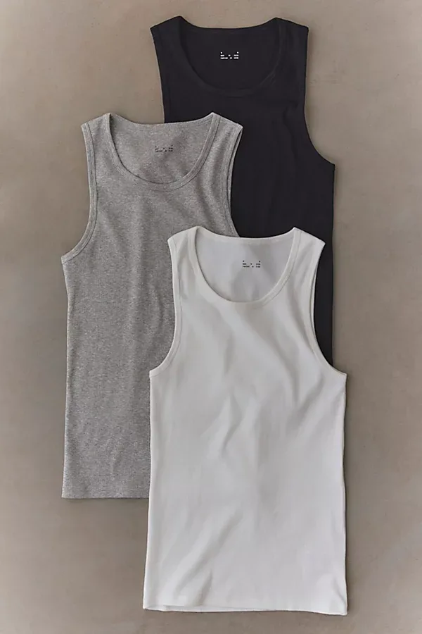 Ribbed Tank Top 3-Pack by Standard Cloth