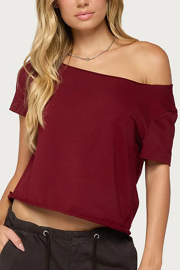 Dosie Off Shoulder Top by Edikted