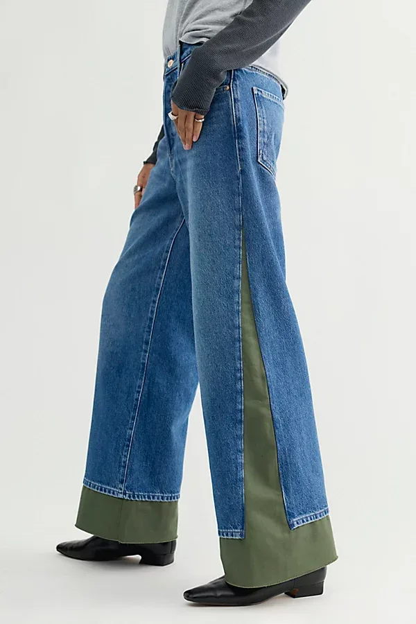 Mother the Nacho Double Dip Nerdy Fray Jeans by MOTHER