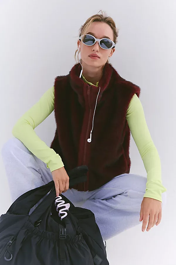 Peak Season Faux Fur Vest by FP Movement
