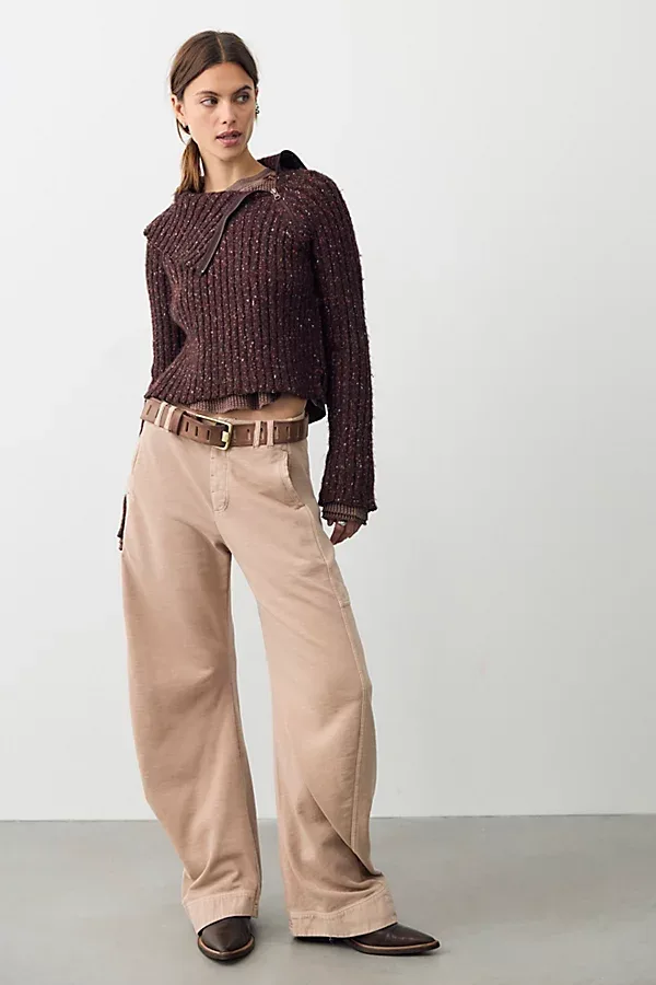 Spotlight Knit Barrel Trousers