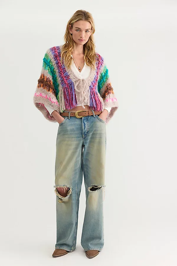 Kathy Ponchero Sweater by Kitty van Coesant
