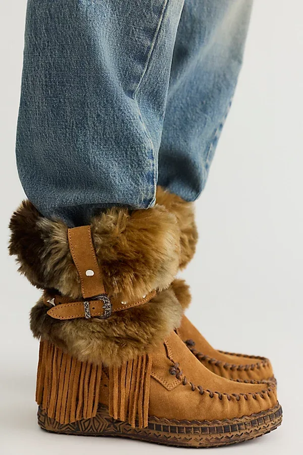 Fireside Faux Fur Mocc Boots
