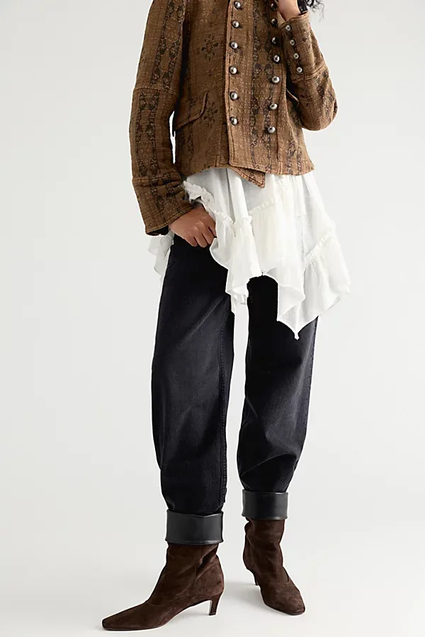 Cleo Cuffed Kitten Heel Boots by Free People