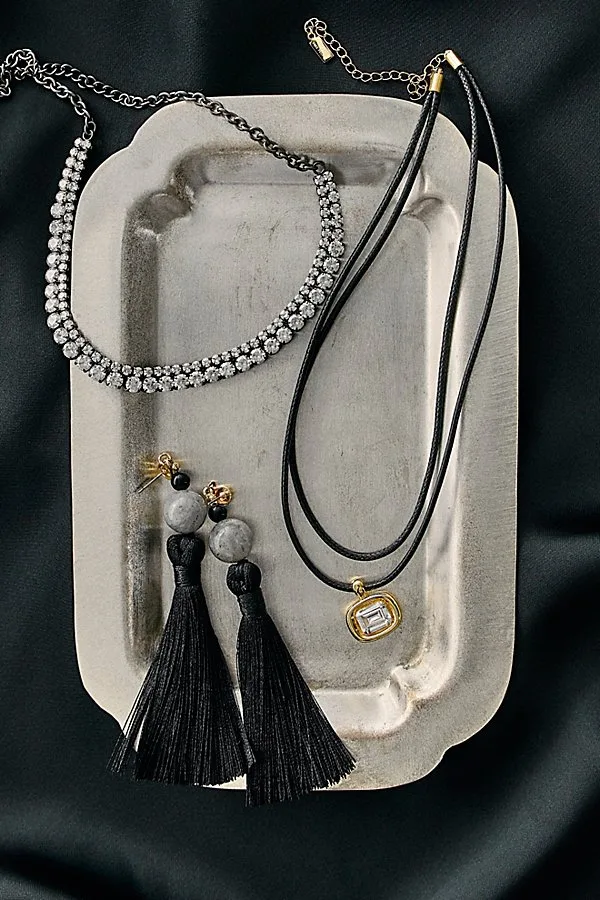Pip Semiprecious Tassel Earrings by Free People