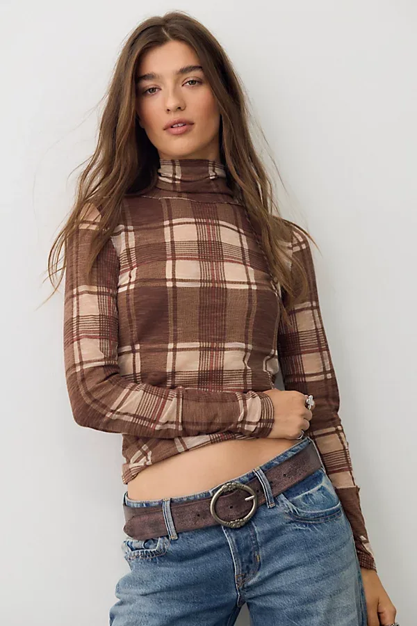 We the Free Sloane Ranger Turtleneck Top by Free People