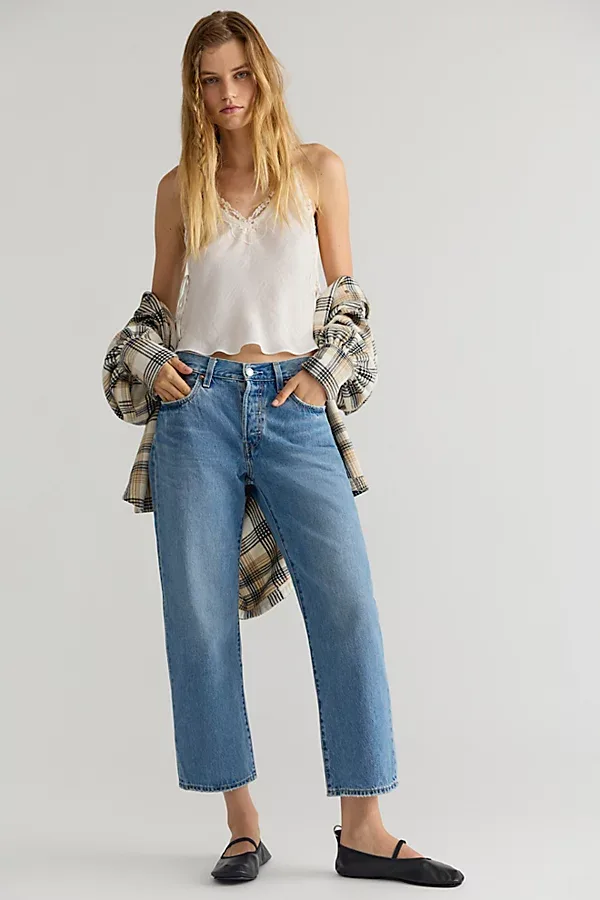 Levi's 501 90s Ankle Jeans by Levi's