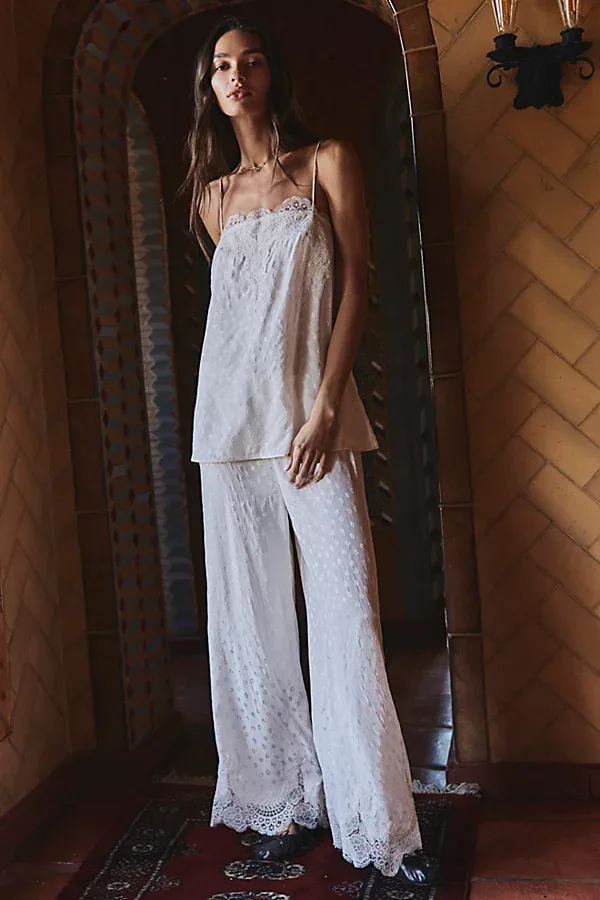 Satin Sightseer Pant Set by Free People