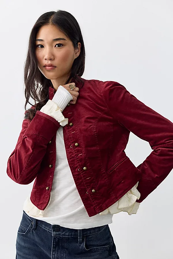 Cloud Nine Ruffle Band Jacket