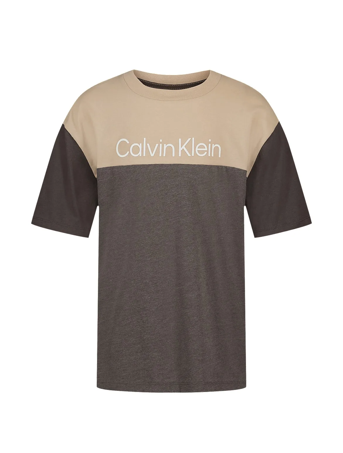 Colorblock Pieced Tee by Calvin Klein