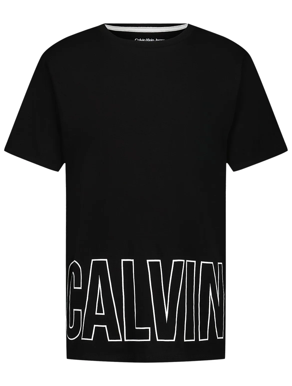 Border Logo Tee by Calvin Klein