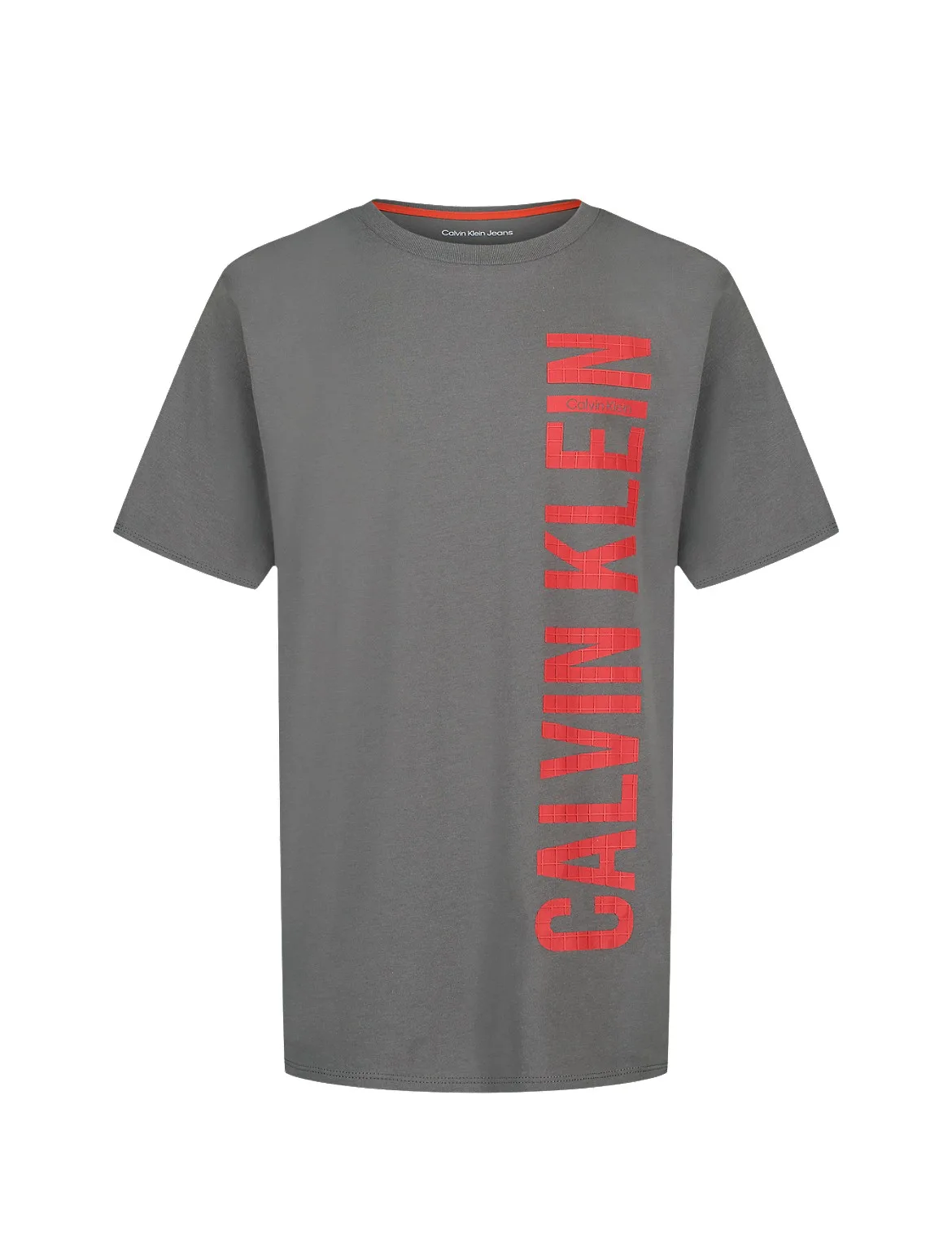 Bold Vertical Logo Tee by Calvin Klein