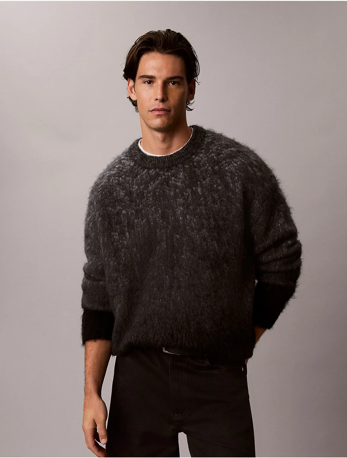Brushed Alpaca Blend Sweater