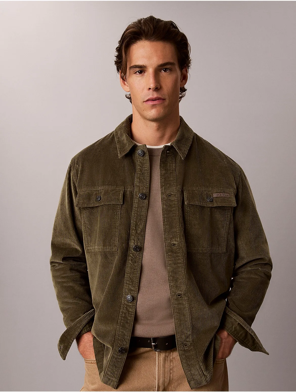 Corduroy Relaxed Shirt Jacket