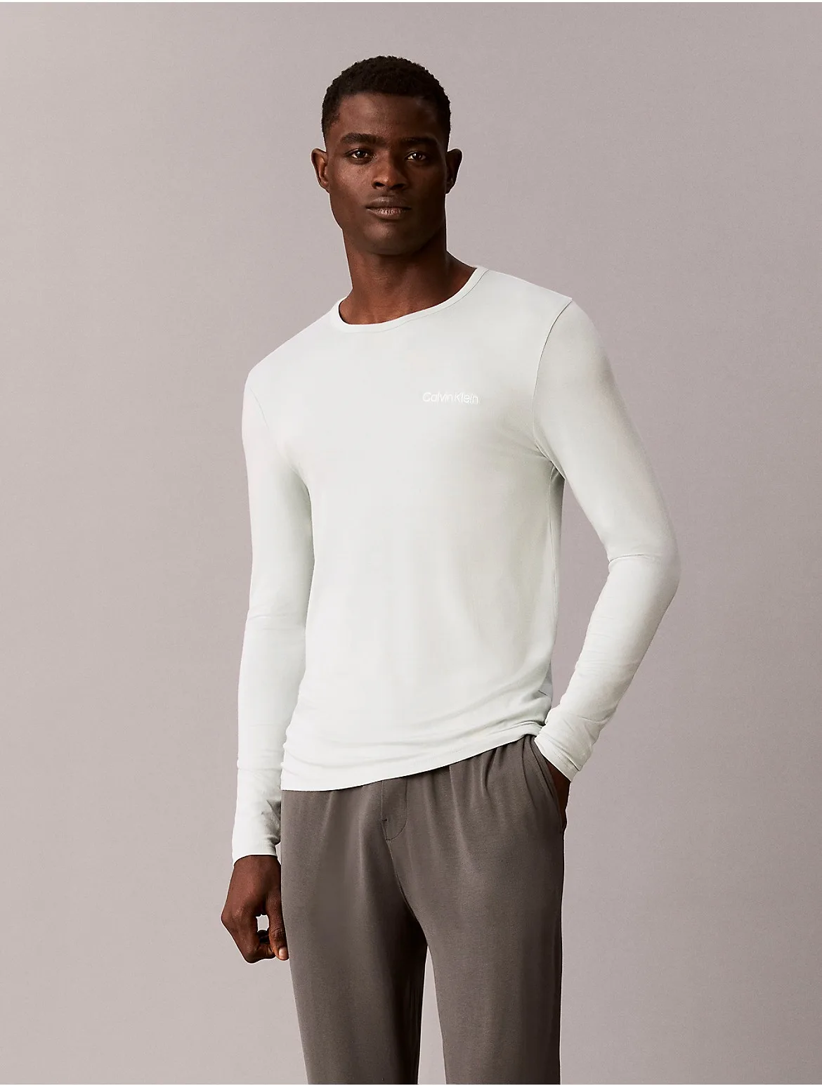 Ultra Soft Modal Crewneck Sleep Tee by Calvin Klein