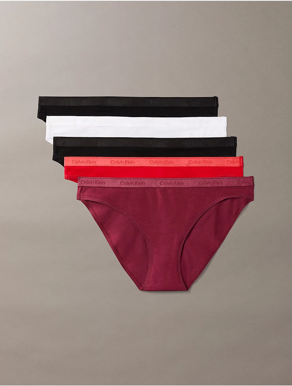 Icon Logo 5-Pack Bikini by Calvin Klein