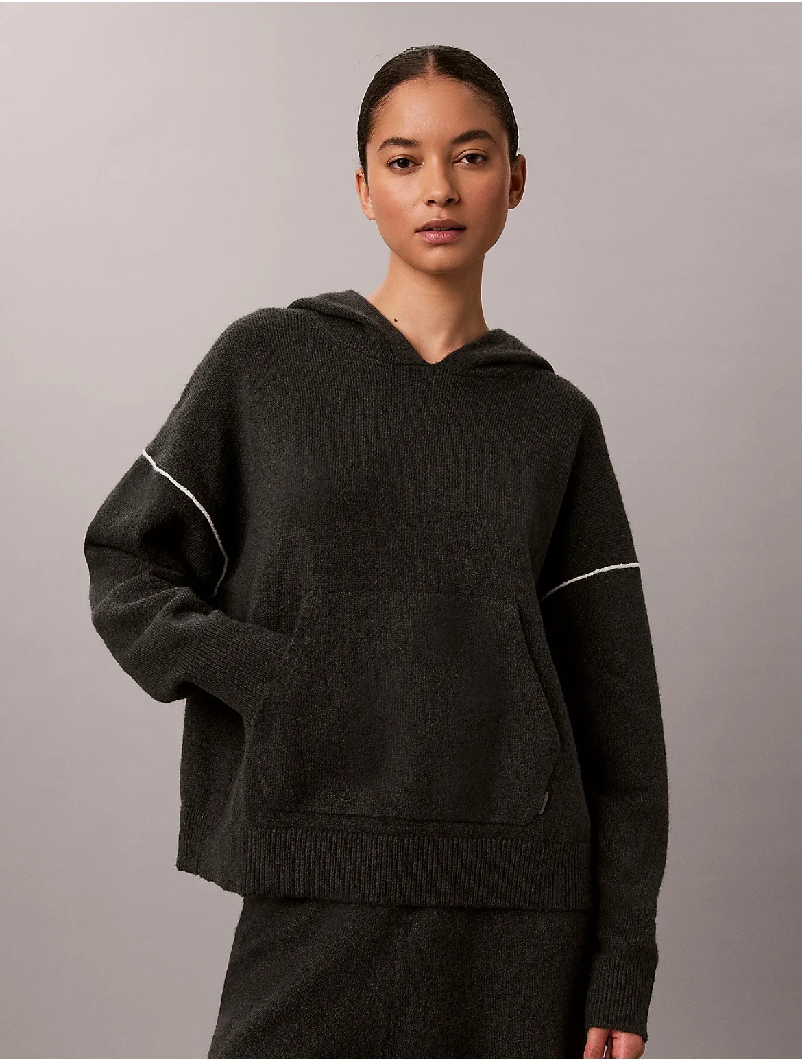 Plush Sweater Lounge Hoodie by Calvin Klein