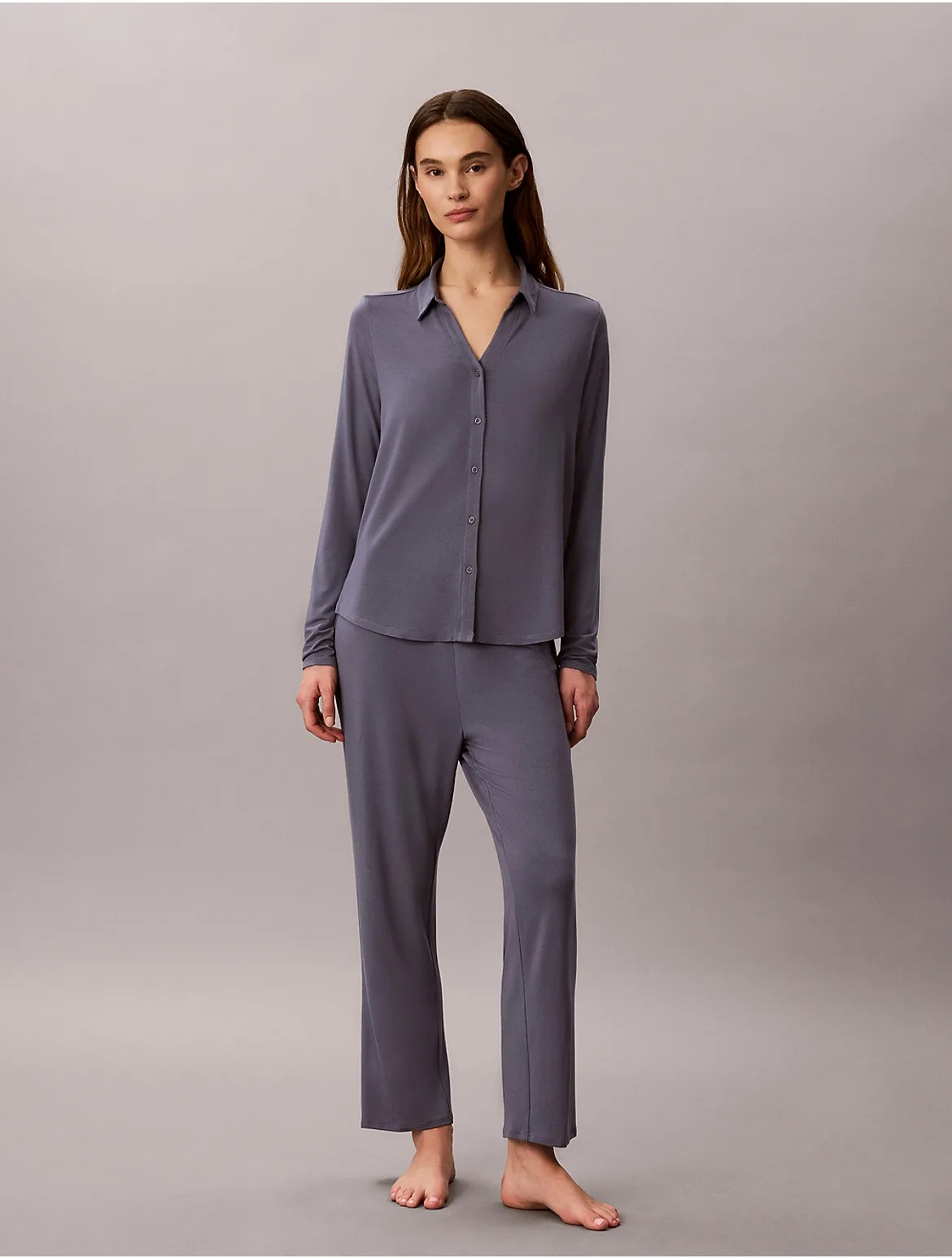Ultra Soft Modal Shirt and Pants Set by Calvin Klein