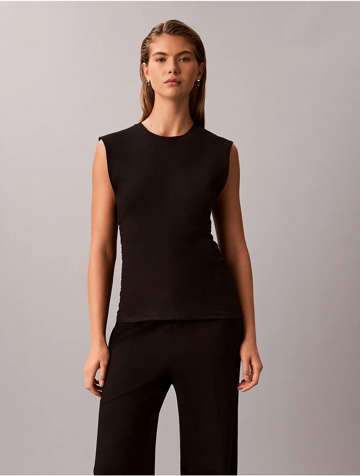 Ruched Side Tank Top