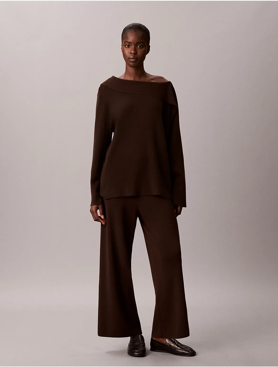 Sweater Knit Pull-On Pants by Calvin Klein
