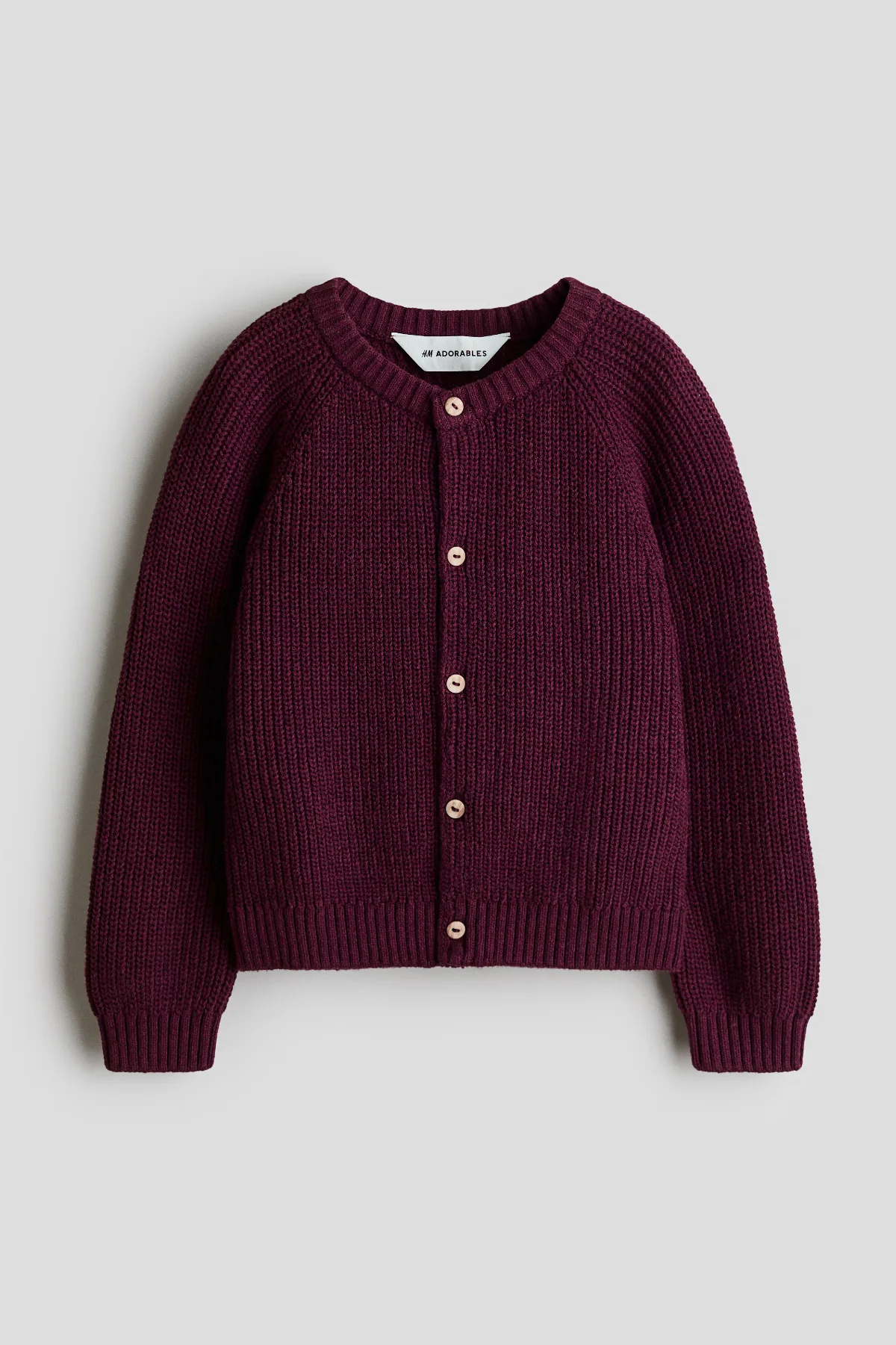 Cotton Knit Cardigan by H&M