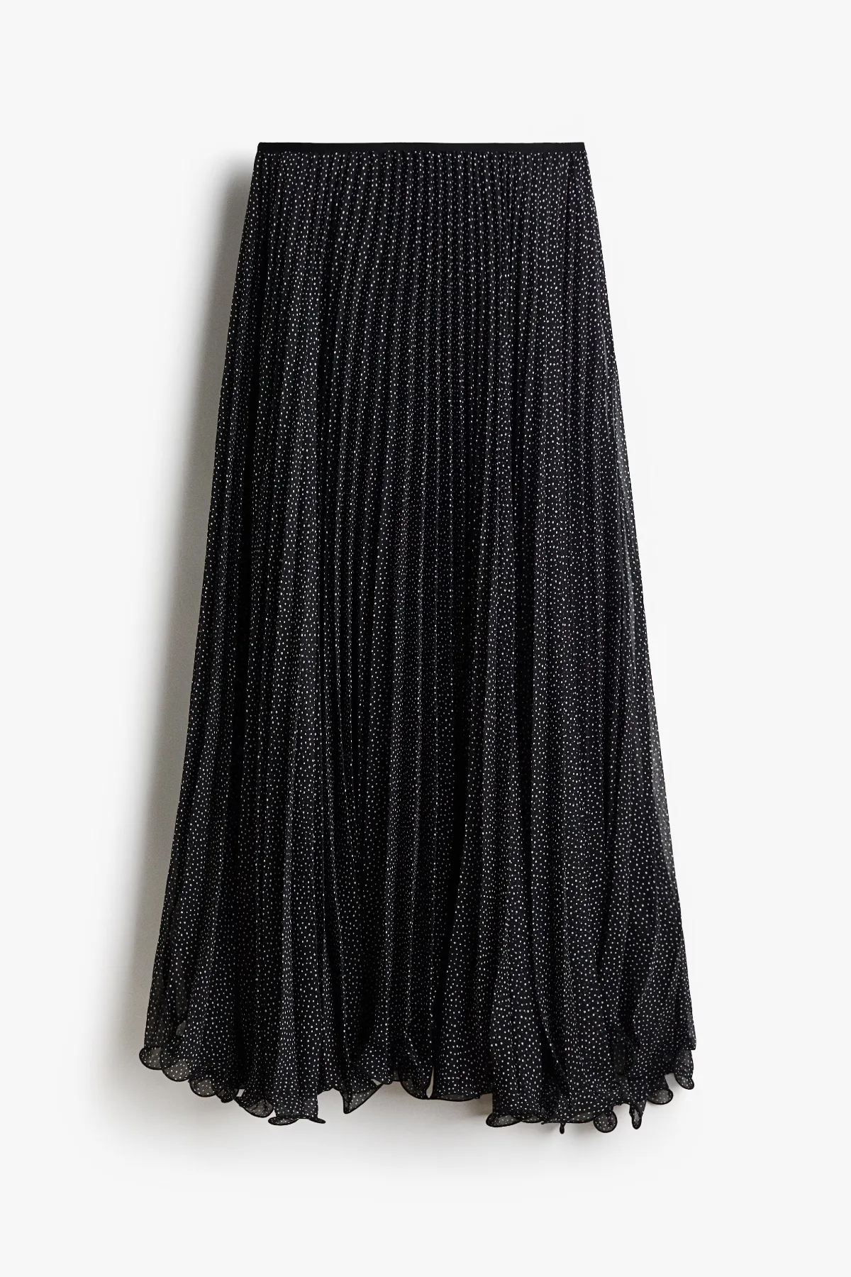 Sheer Pleated Skirt by H&M