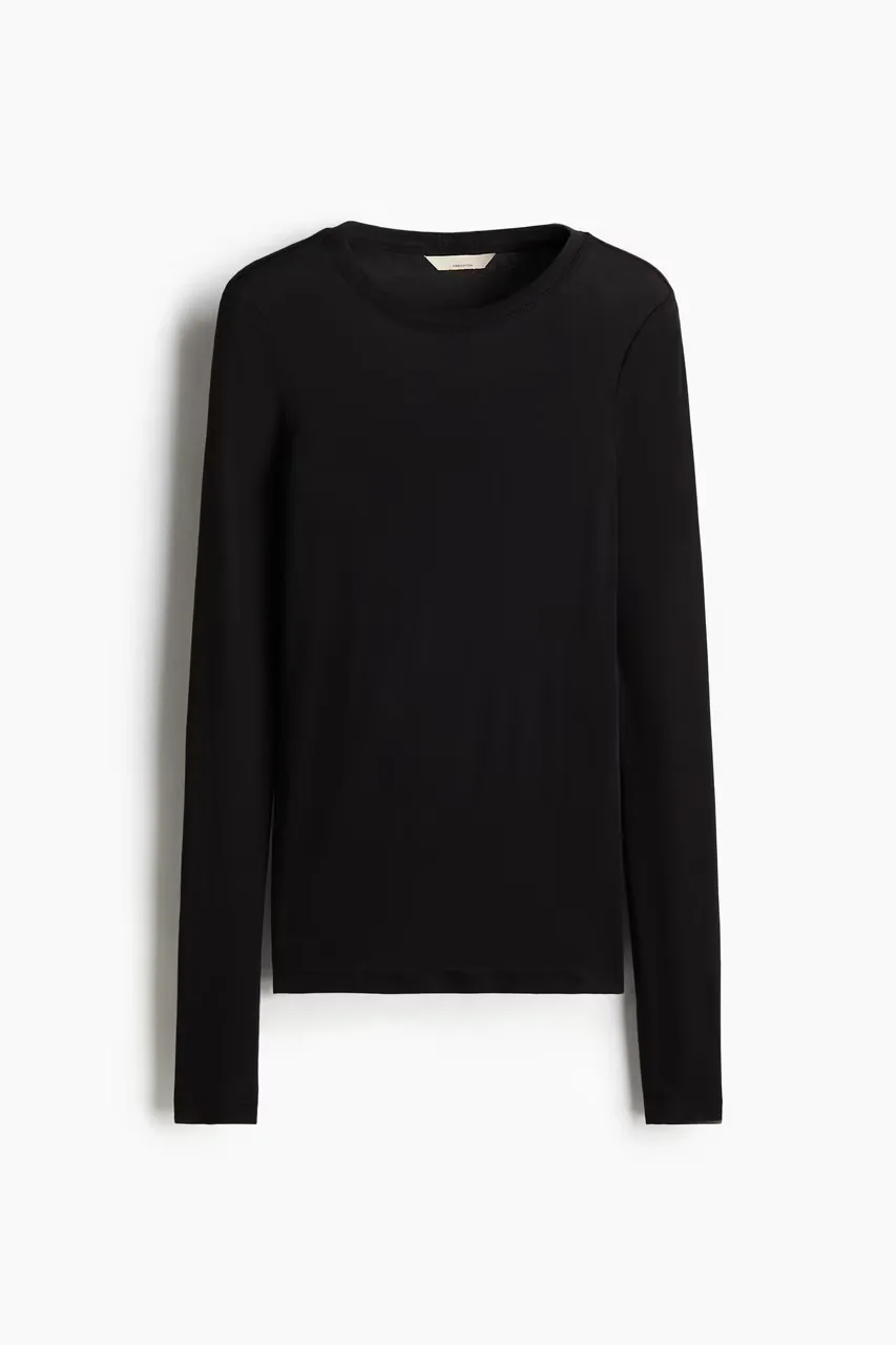 Cotton Jersey Top by H&M