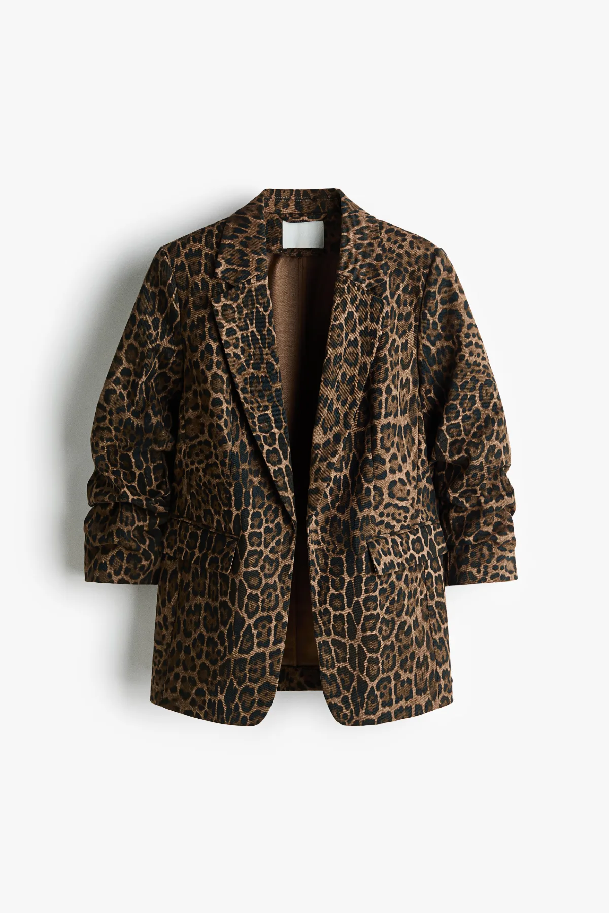 Gathered-Sleeve Denim Jacket by H&M