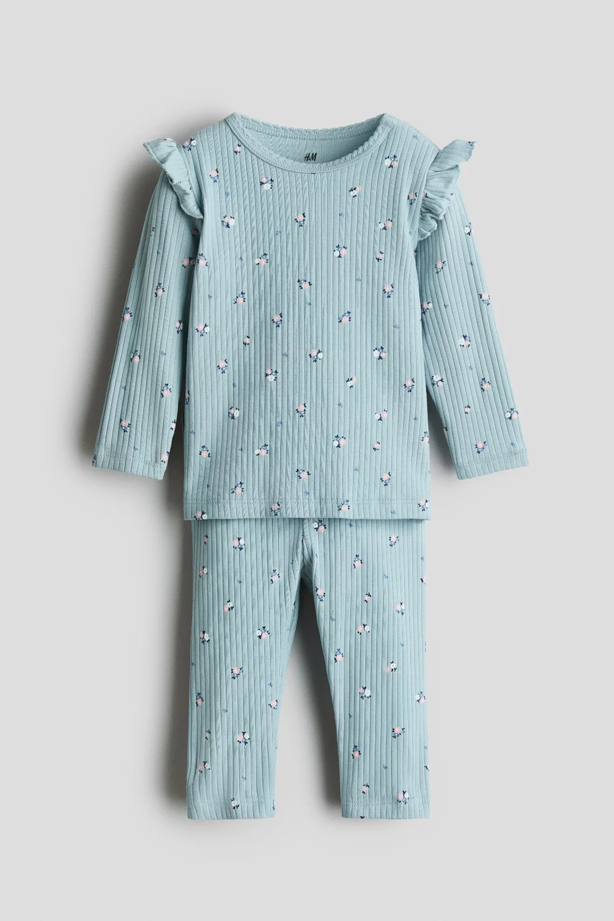 2-Piece Ribbed Cotton Set by H&M