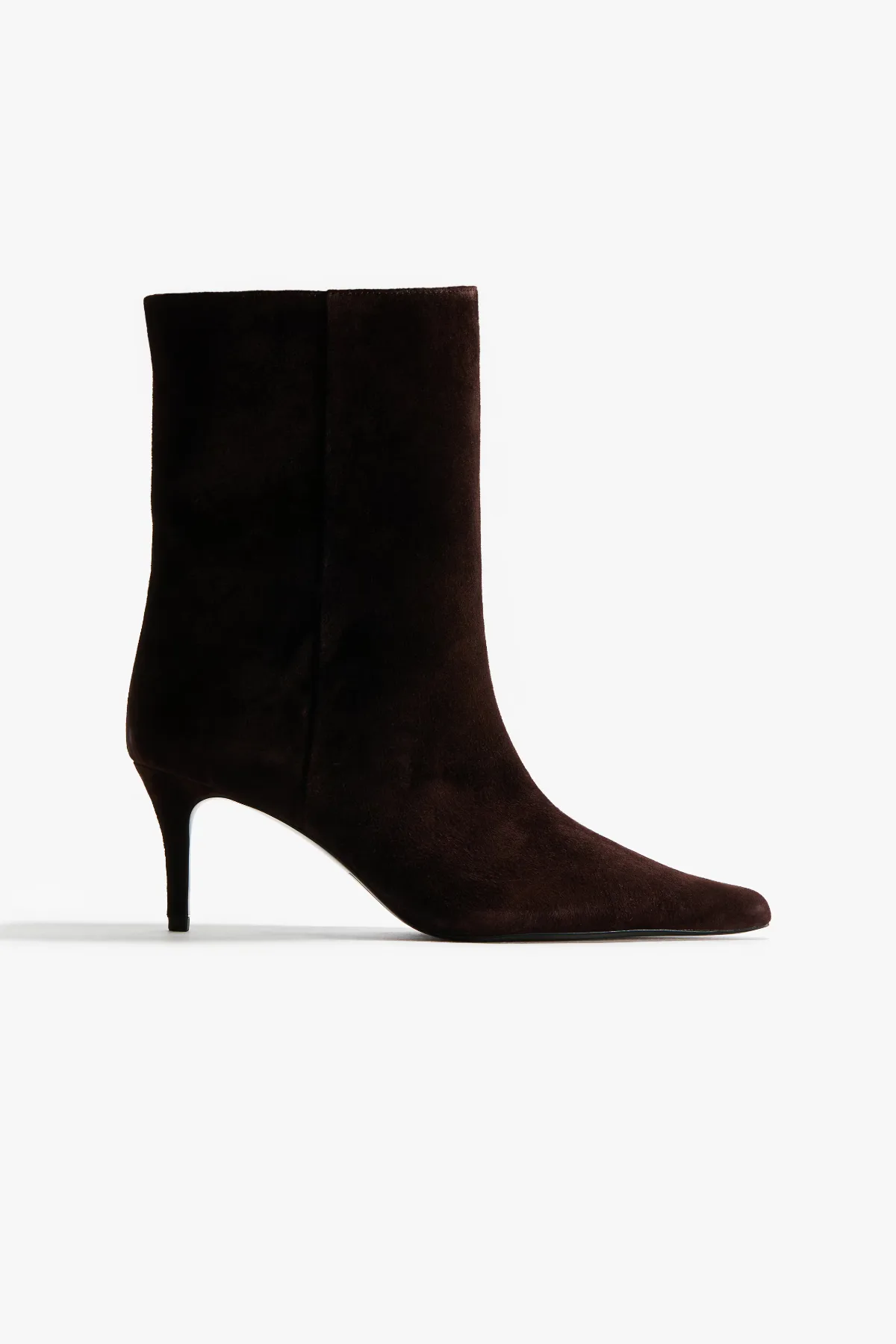 Heeled Leather Boots by H&M