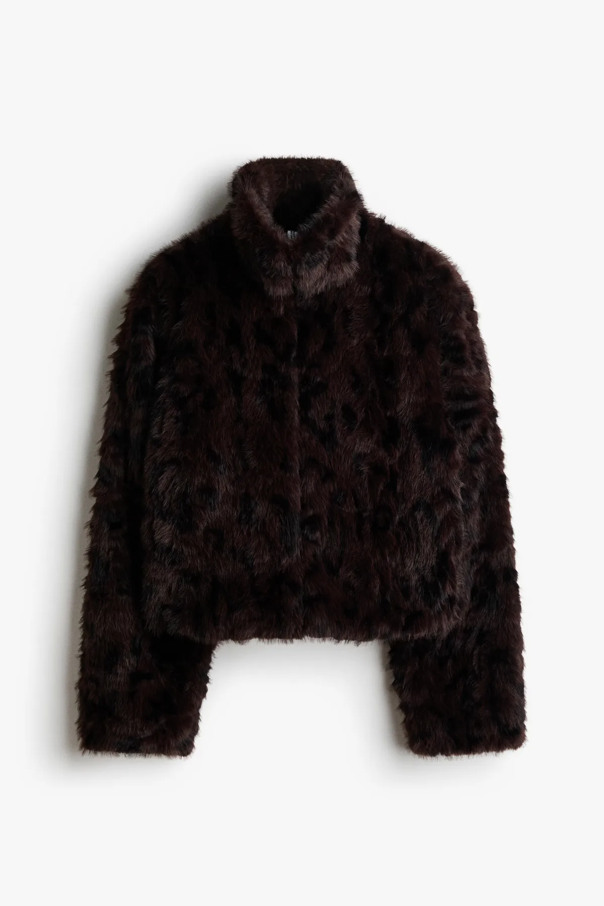 Fluffy Jacket with Funnel Collar by H&M