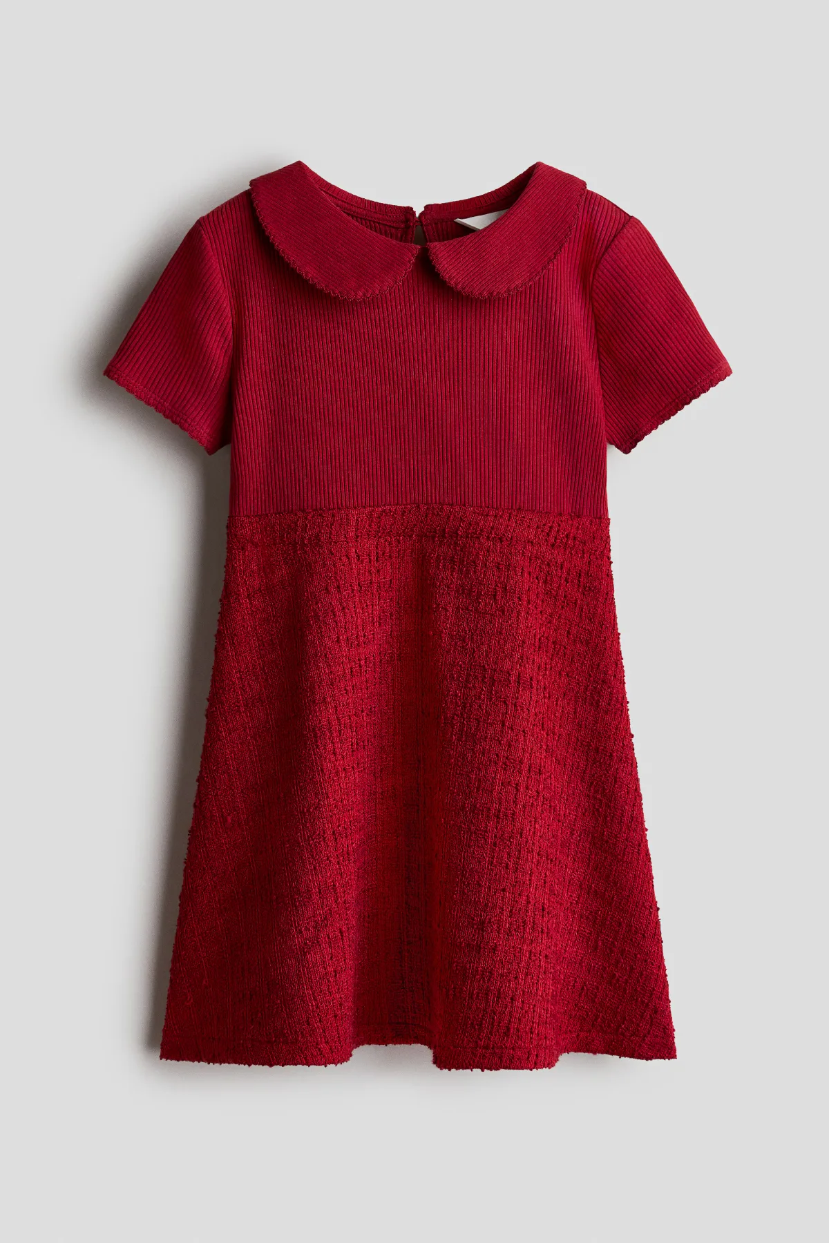 Flared-Skirt Dress with Collar by H&M