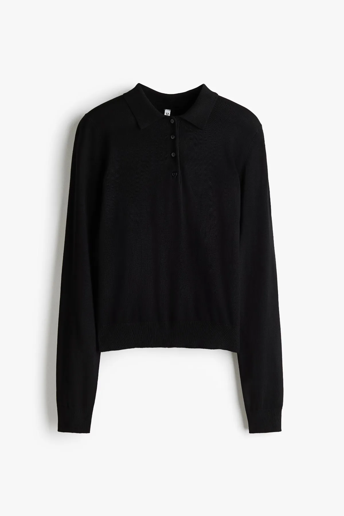 Fine-Knit Polo Shirt by H&M
