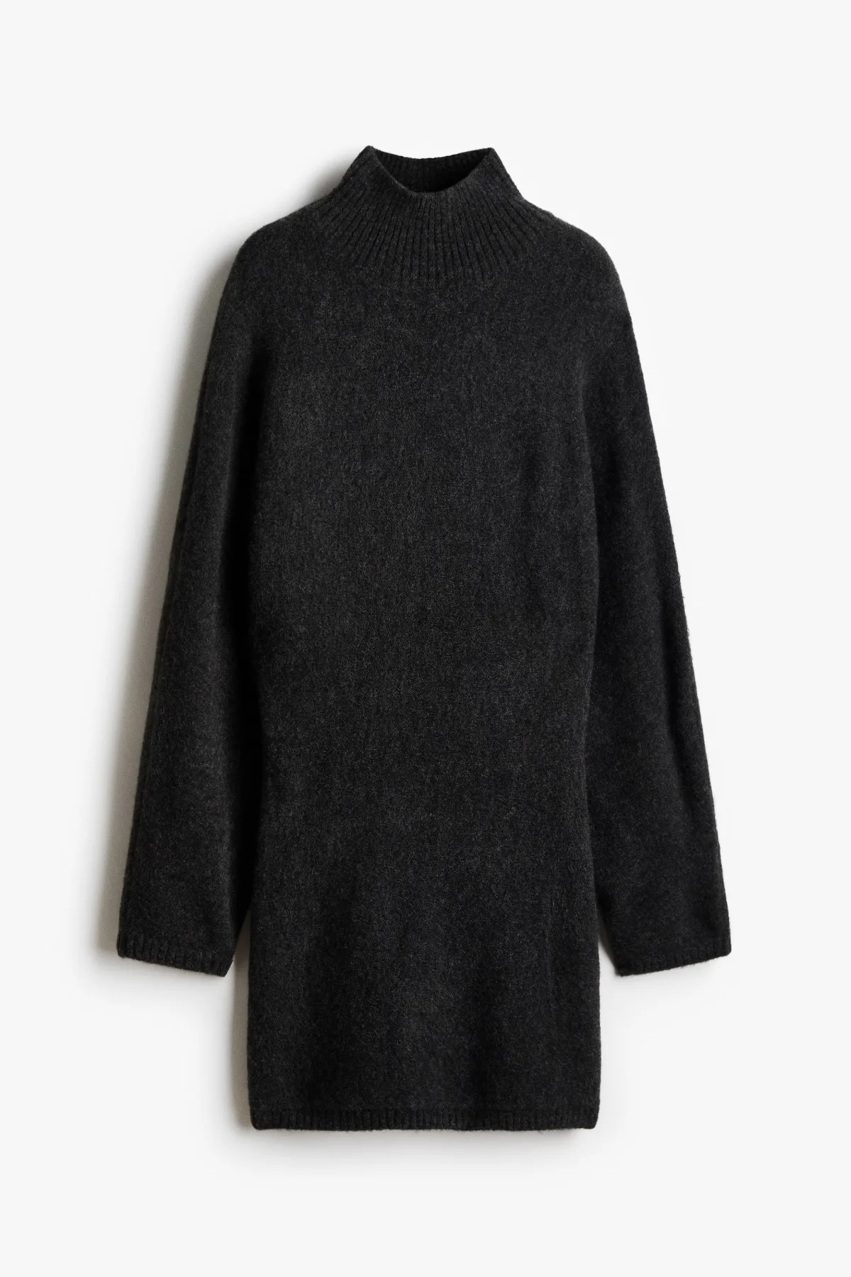 Knit Mock Turtleneck Dress by H&M