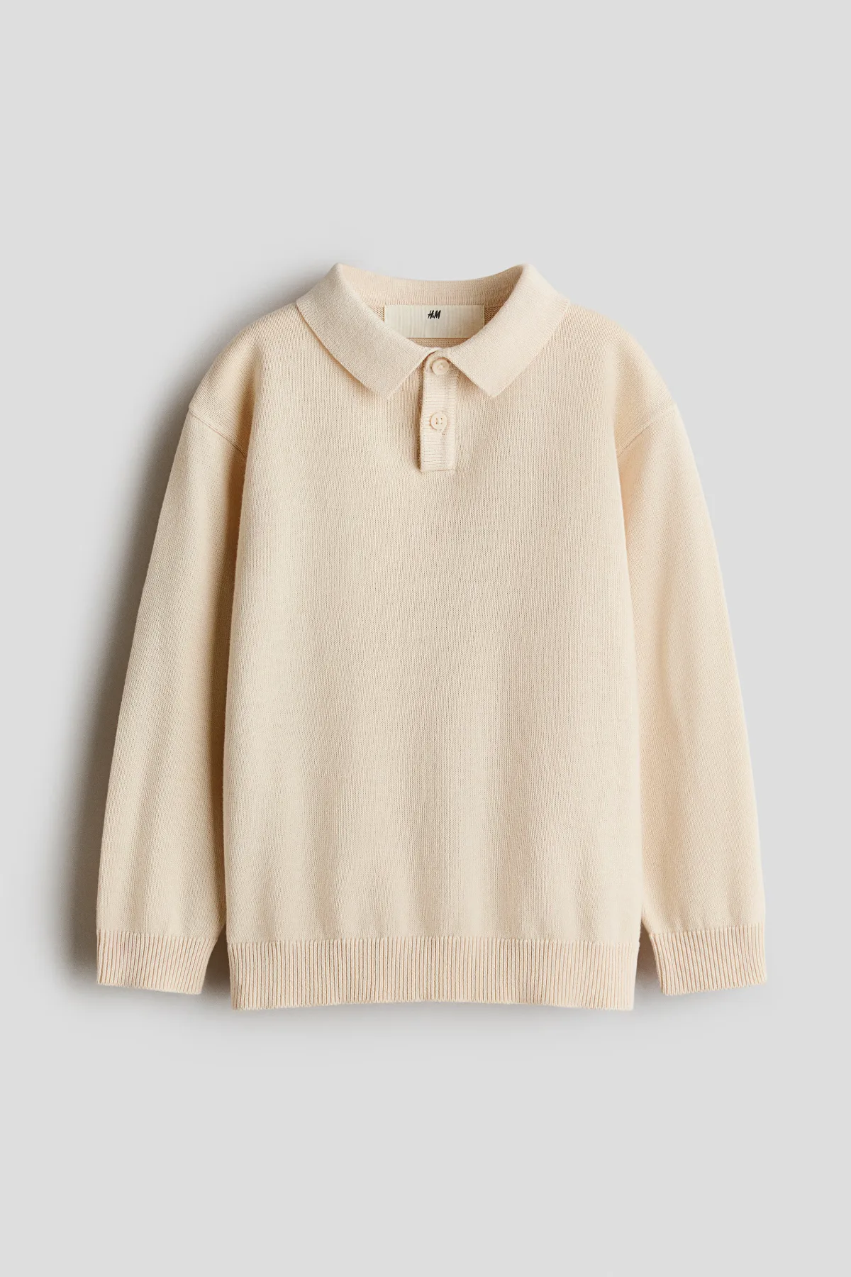 Cotton Polo Sweater by H&M