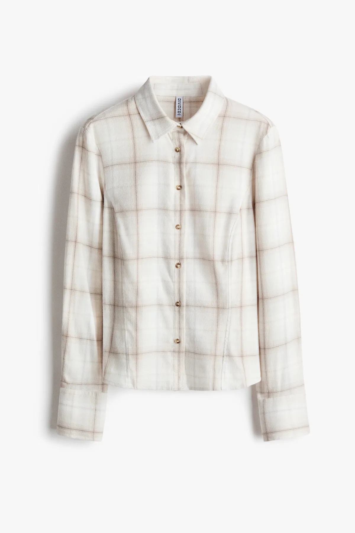 Fitted Flannel Shirt by H&M