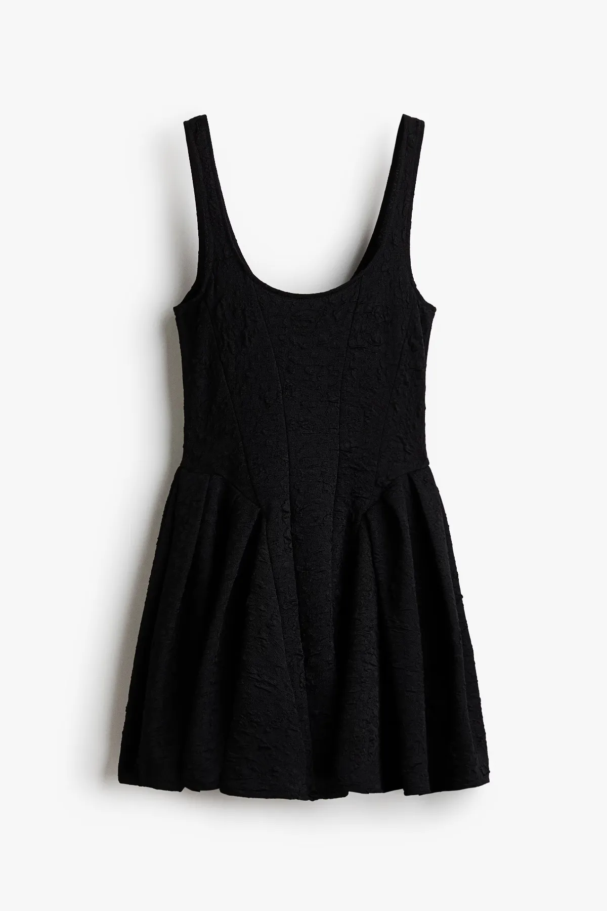 Scoop-Neck Dress with Flared Skirt by H&M