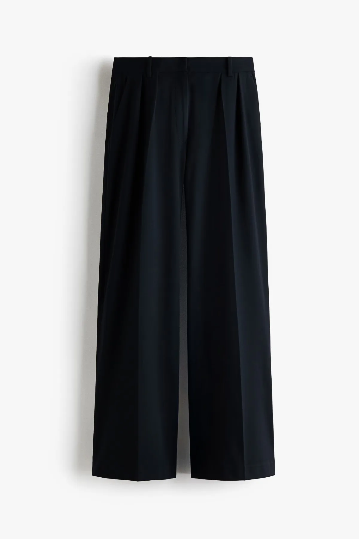Four-Way Stretch Wide-Cut Pants