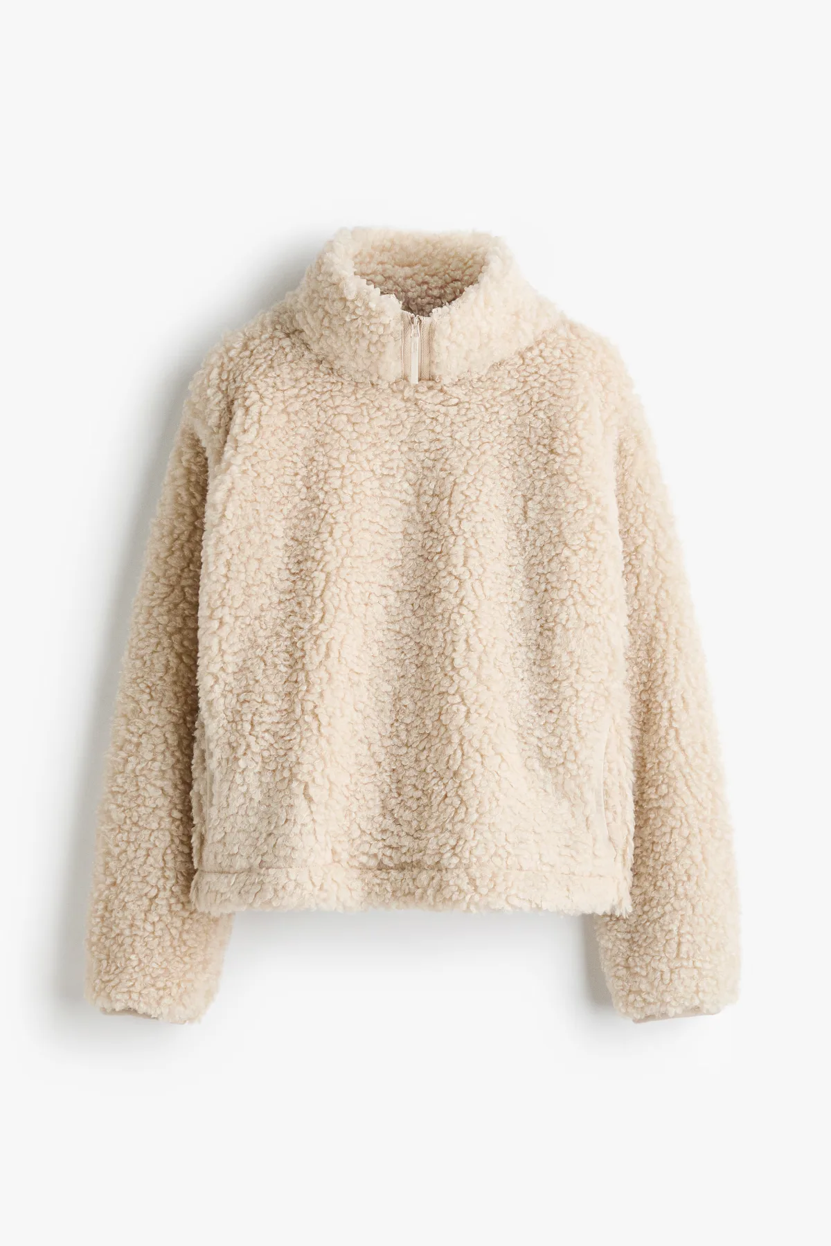 Teddy Fleece Sports Sweatshirt by H&M