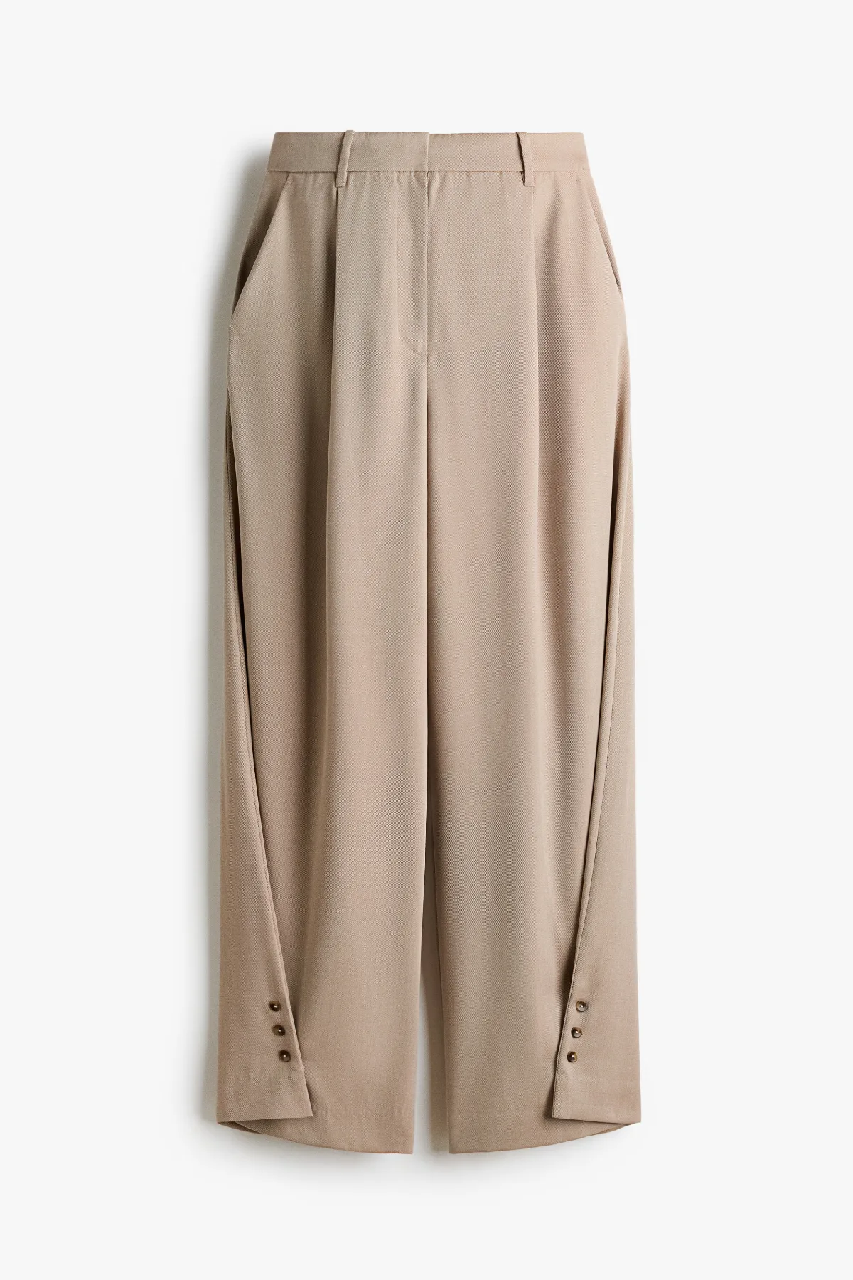 Wrap-Detail Barrel Pants by H&M