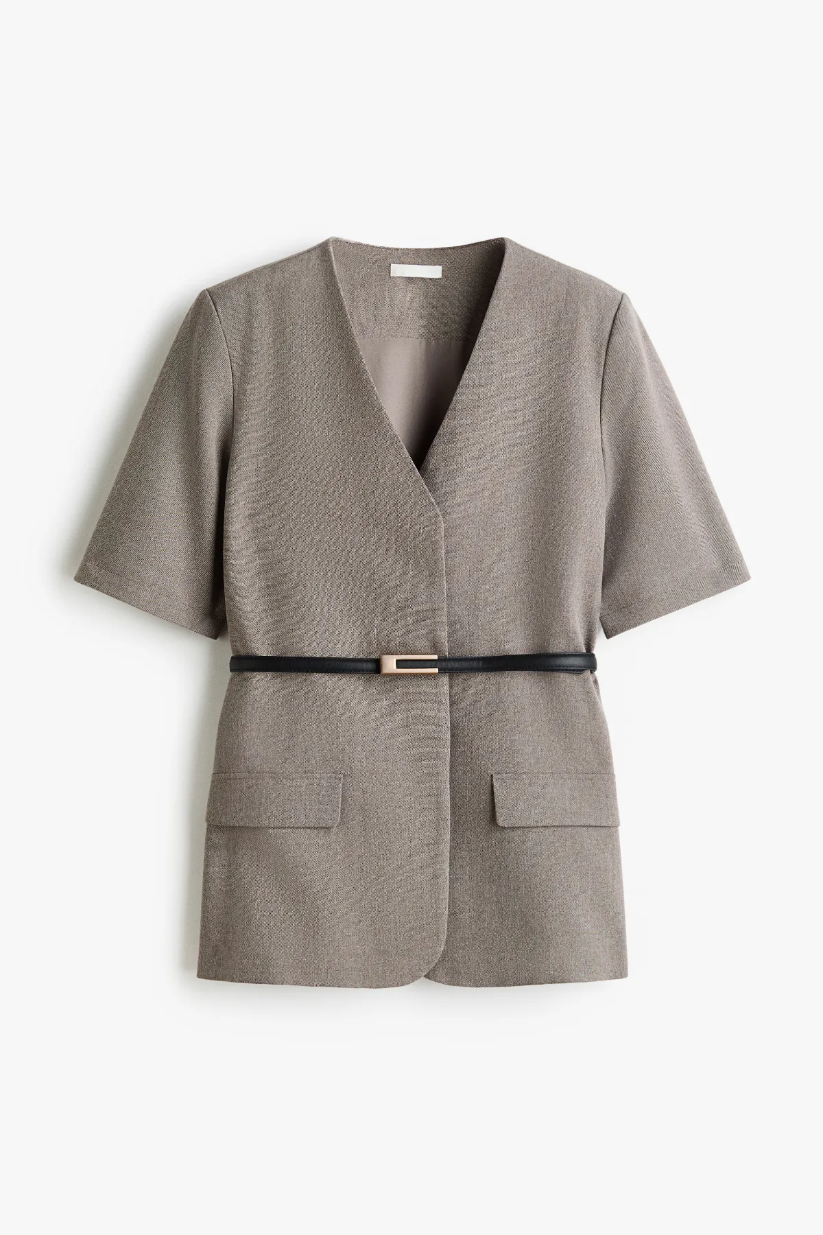 Belted Short-Sleeved Blazer by H&M